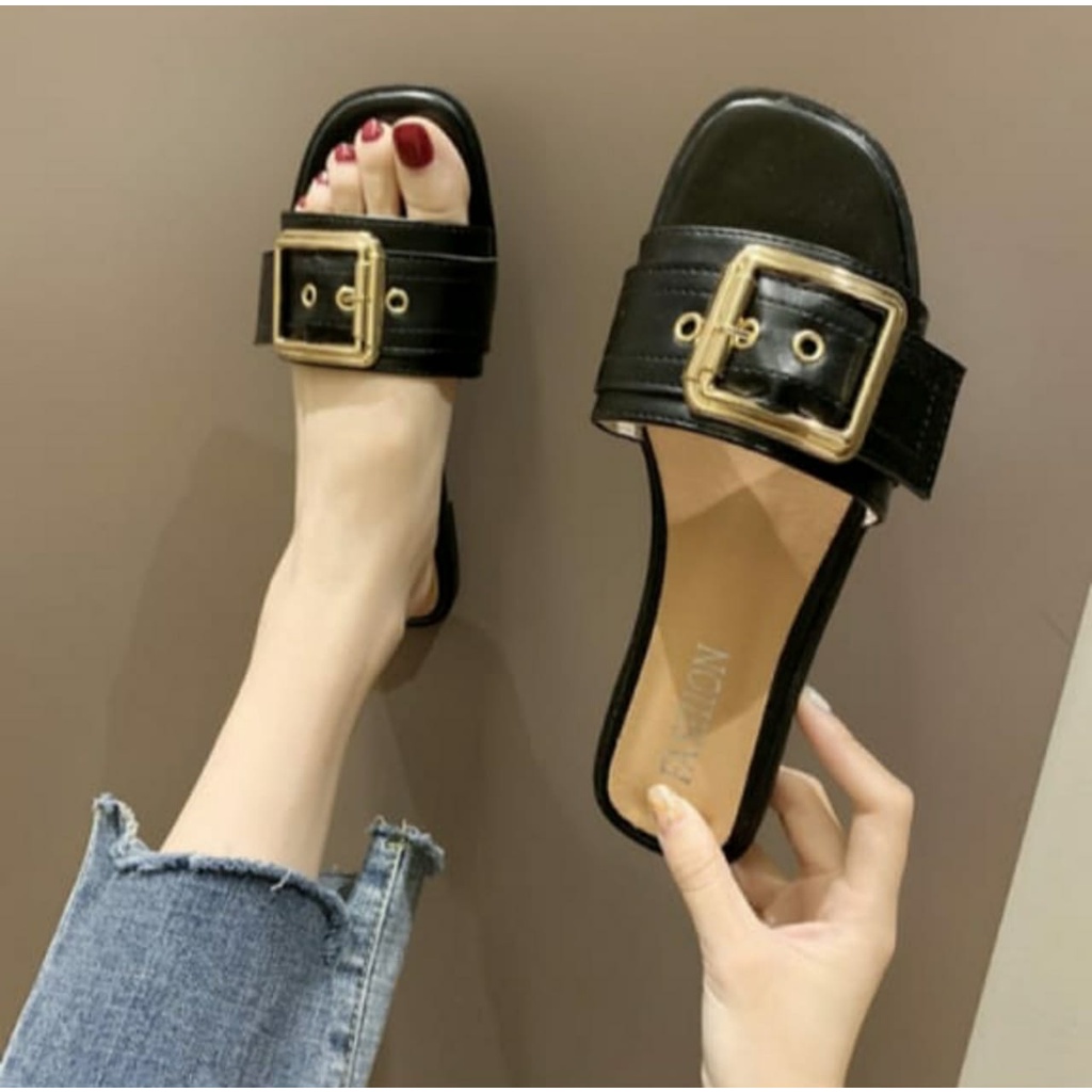 Sandal teplek wanita kokop belt