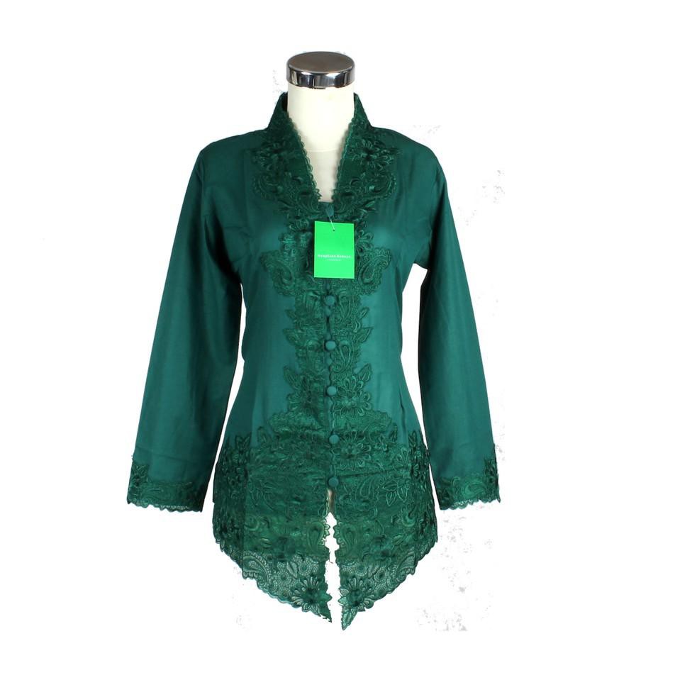Bagus Banget.. Kebaya Bordir Hijau Botol 668