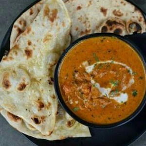 

Makanan India Butter Chicken With Naan / Khusus Gojek