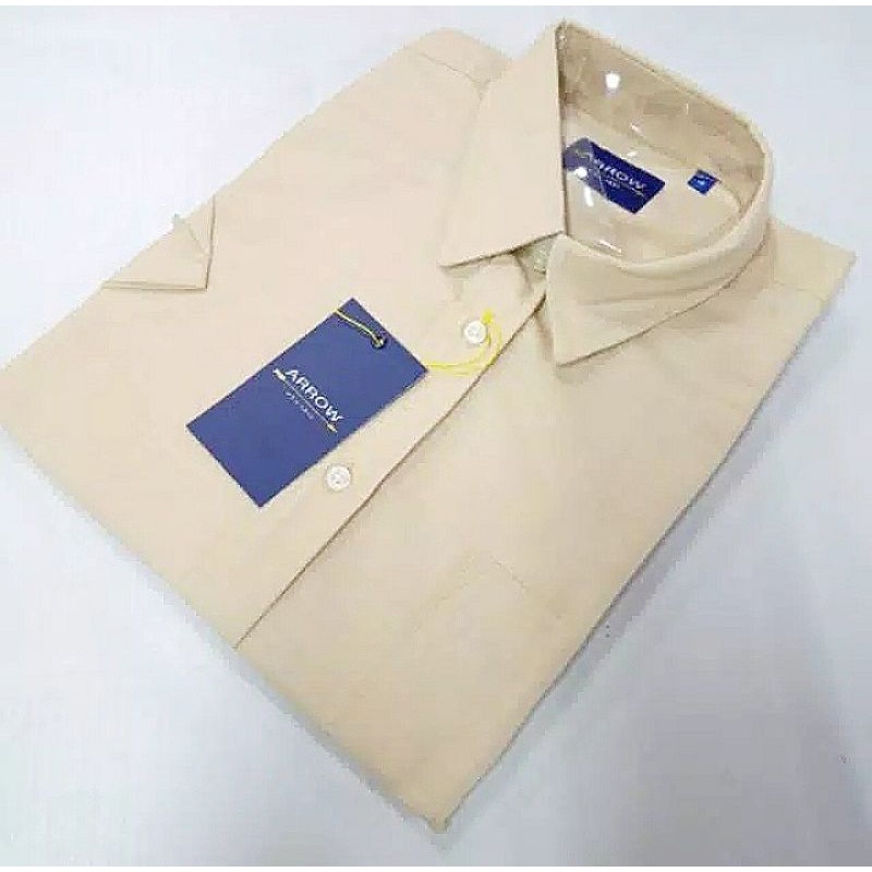 KEMEJA PENDEK ARROW/KEMEJA PENDEK PRIA/KEMEJA POLOS PRIA TERLARIS/KEMEJA CREAM FRESH