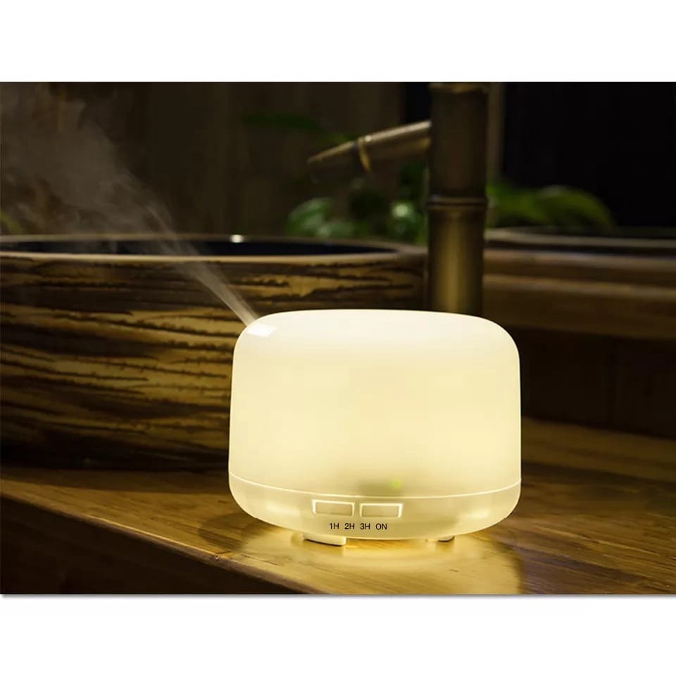 Humidifier AirDiffuser Aromatherapy Ultrasonic USB Warna LED RGB 300ml