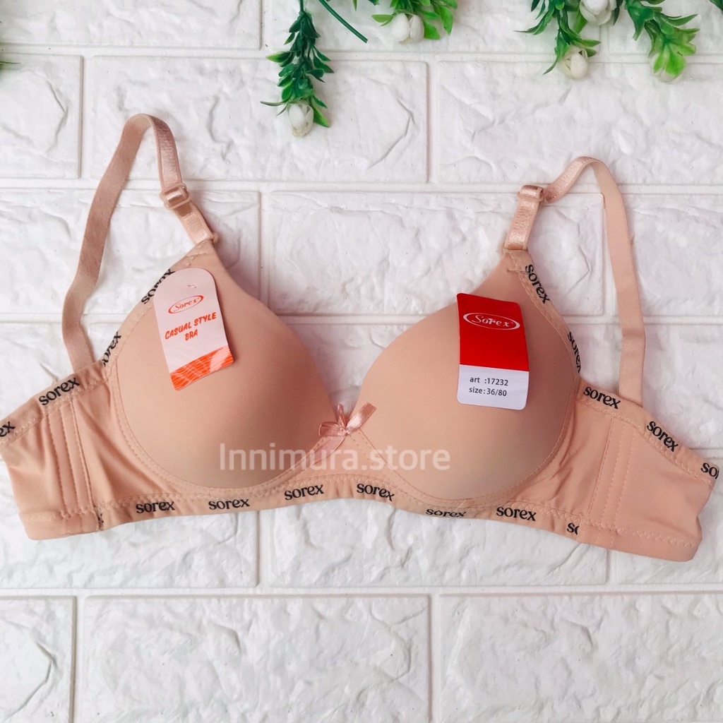 BH Wanita Dewasa Sorex 17232 Busa Tipis Tanpa Kawat