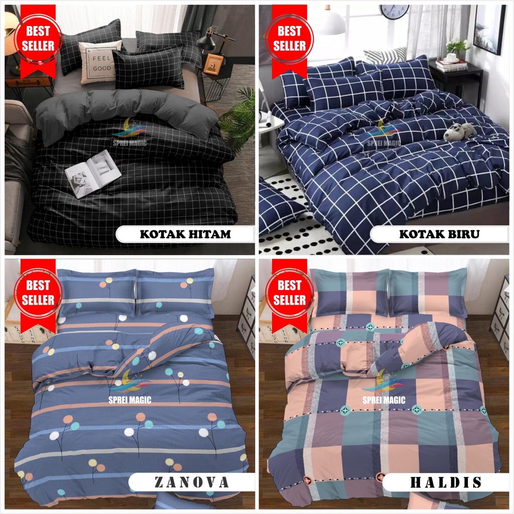 sprei set ukuran 180x200 160x200 120x200 90x200 terlaris