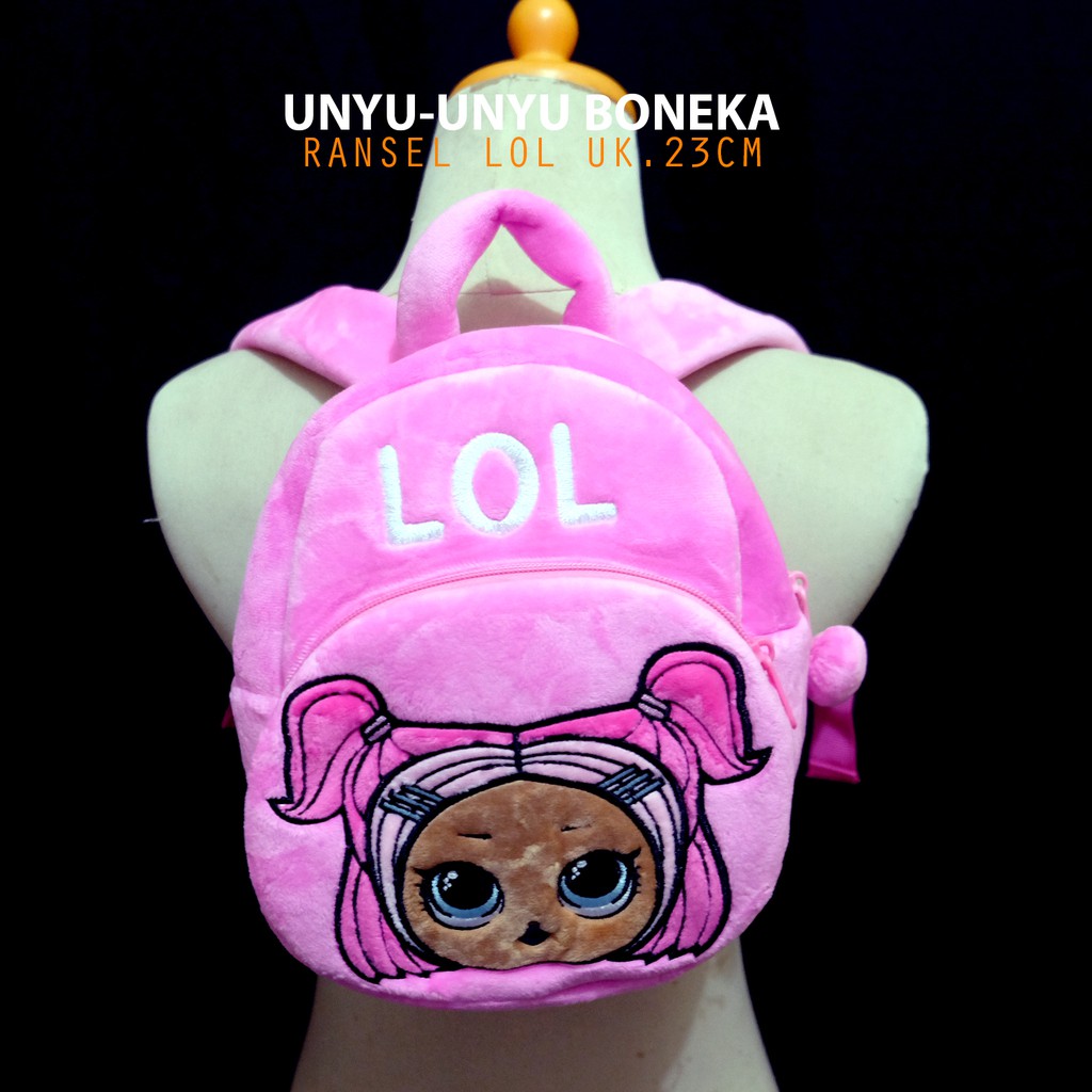 ransel anak boneka Lol M 25cm ransel sekolah baby kids kado anak cute kpop korea