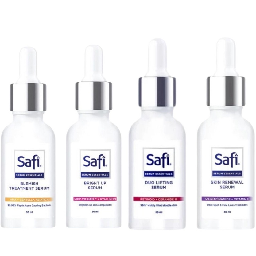 Safi Serum Essentials Series | Skin Renewal | Blemish | Bright Up | Duo Lifting | -30ml