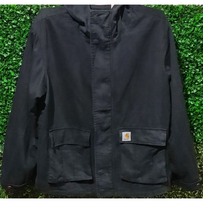 PARKA HOODIE CARHATT BLACK SECOND THRIFT