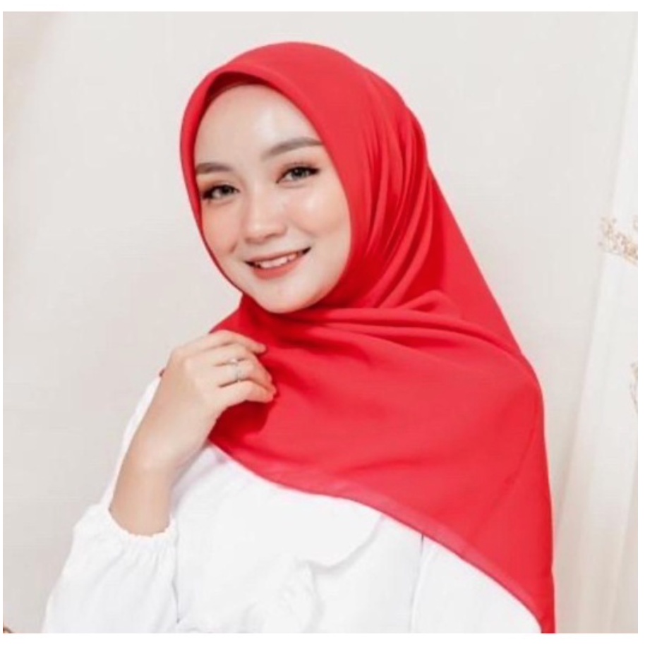 JILBAB SQUARE HIJAB SEGIEMPAT WARNA MOTIF BAHAN SATIN VELVET PREMIUM TERMURAH SQUARE BISA COD