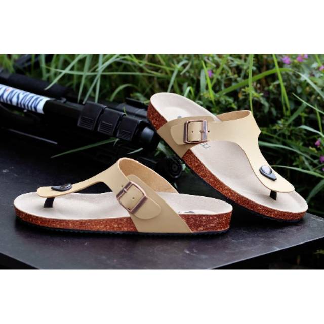Sandal Pria Footbed Casual Santai Jepit FTG 302
