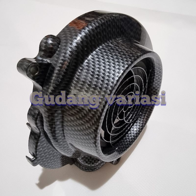 Cover Tutup Kipas carbon karbon Beat scoopy Karbu Carbu