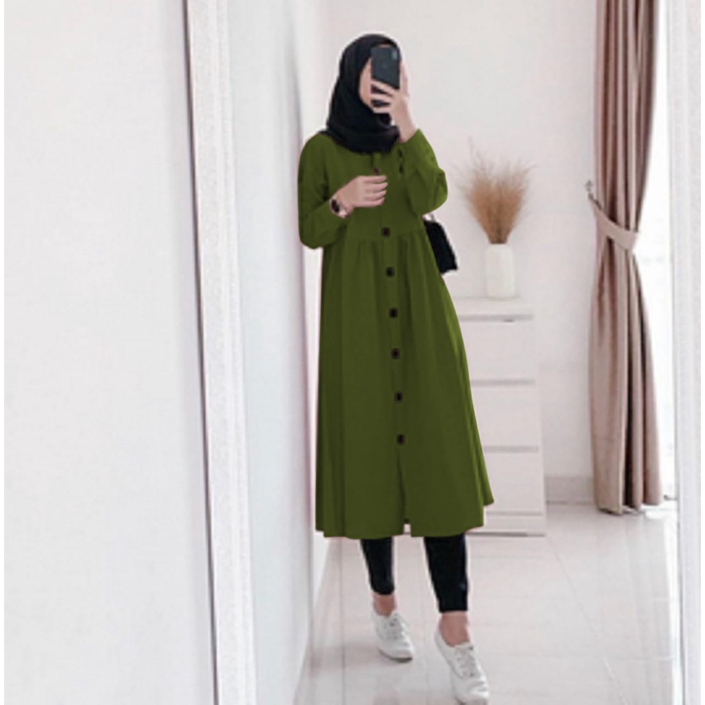 GR TUNIK ZUVIA/DZUVIA MOSCREPE HALUS IMPORT