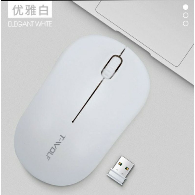 SKU-1105 MOUSE WIRELESS TWOLF Q4 / T WOLF Q4 GOOD QUALITY 2.4 GHZ