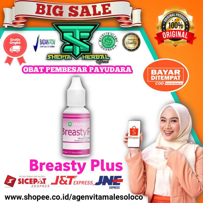 BREASTY PLUS BREASTYPLUS OBAT PEMBESAR PAYUDARA ORIGINAL