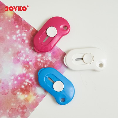 ( Ecer 1 Pc ) JOYKO - MINI PISAU CUTTER PORTABLE - PEMOTONG KERTAS KECIL JOYKO CU-503 / CU-505 / CU-506 / L500 / A300A