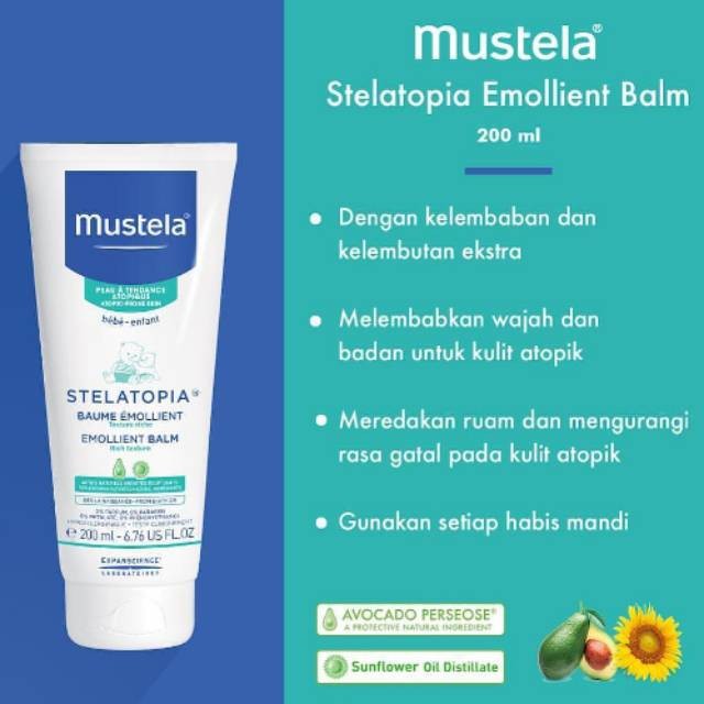 MUSTELA STELATOPIA EMOLLIENT BALM 200ML