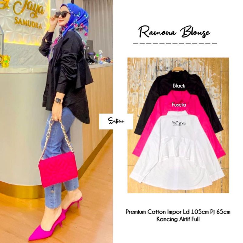 RAMONA BLOUSE BY SATINE / BLOUSE KATUN IMPORT / READY