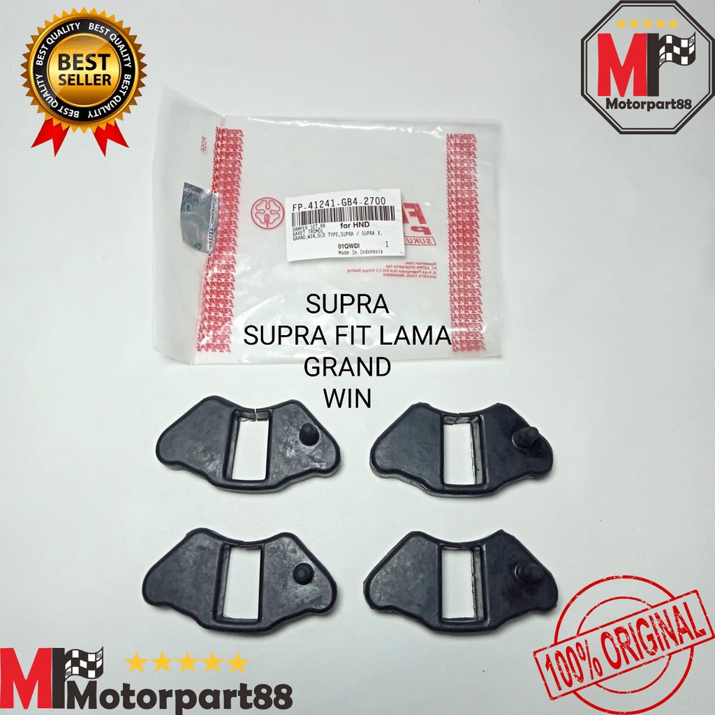 KARET TROMOL DAMPER SET GRAND SUPRA SUPRA FIT LAMA WIN FEDERAL