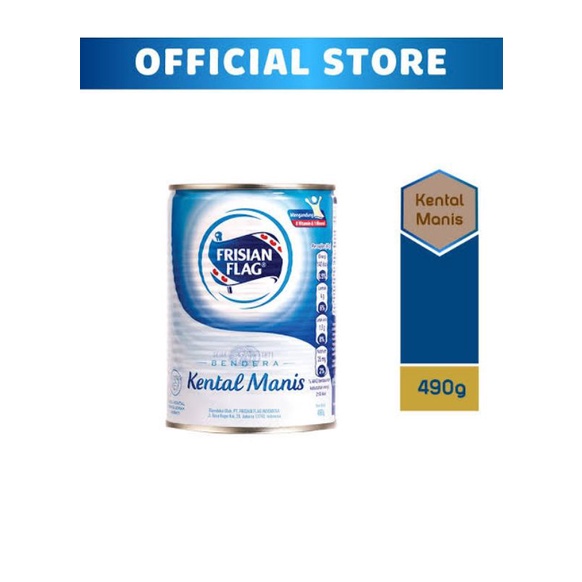 

Susu Bendera Kental Manis Lemak Nabati Frisian Flag Kaleng 490g