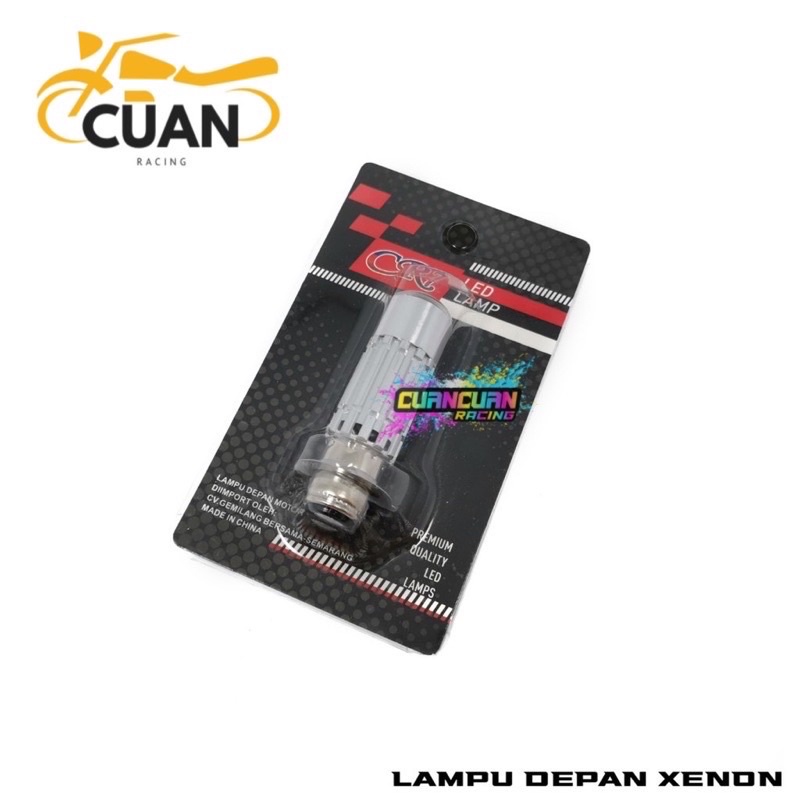 Lampu Depan LED Lampu Xenon Utama H6 Cahaya tipe LASER High Putih Low Putih Motor Matic Bebek