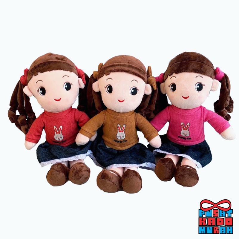 Boneka Happy Girl 42 cm - Pusat Kado Murah