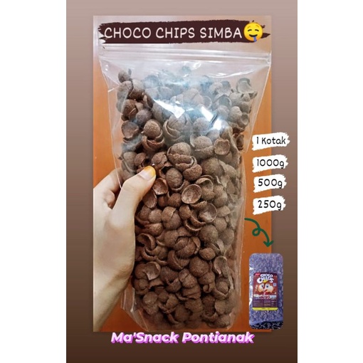 

CHOCO CHIPS / COKLAT/STROBERI 250g