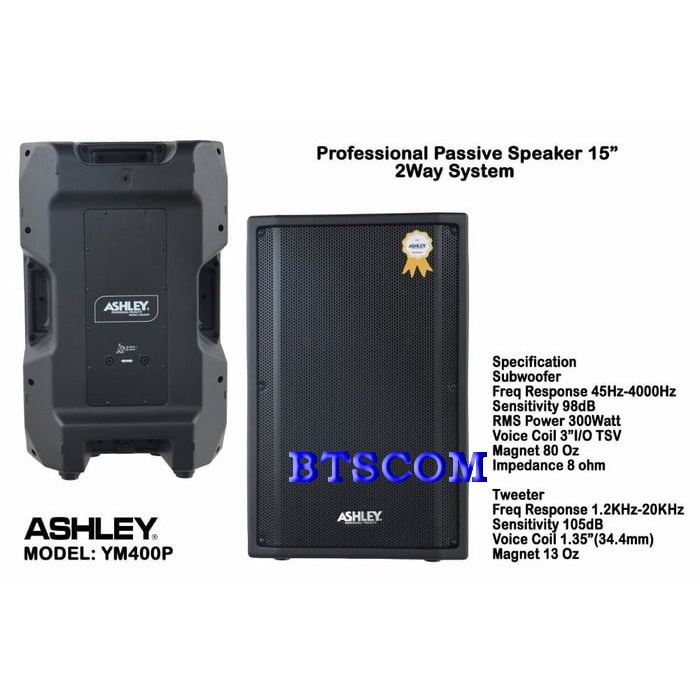 Speaker aktif ashley ym400p 1 pcs speaker aktif ashley ym400p