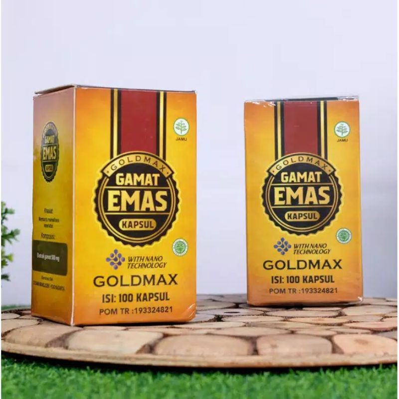 Goldmax Walatra Gamat Emas Kapsul BPOM HALAL MUI ISI 100 KAPSUL BISA COD