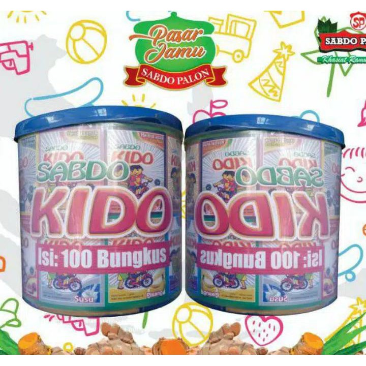 

Store Snack Jamu anak SABDO KIDO Toples Isi 100 Sachet Sabdo Palon