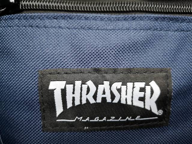 Waist Bag Thrasher Flame Logo Navy