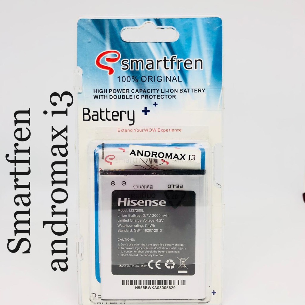 BATERAI SMARTFREN ANDROMAX A ANDROMAX B/MAX i2/MAX U/MAX Z-ER/MAX C/MAX G2/MAX I3/MAX I3S