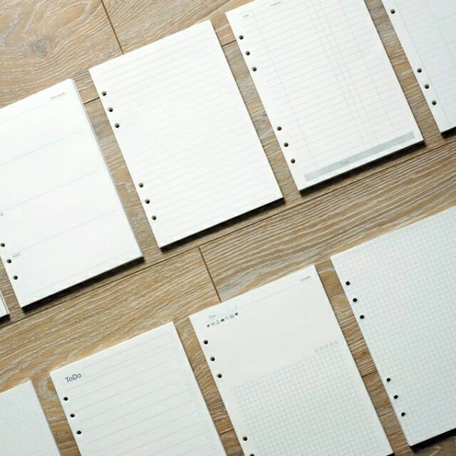 

White Loose Leaf Binder Paper A5/isi binder