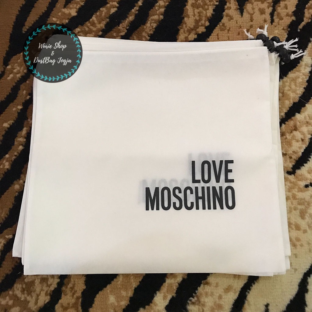 MOSCHINO DustBag Pengganti Sarung Tas Pelindung Debu Serut Dust Bag DB Branded