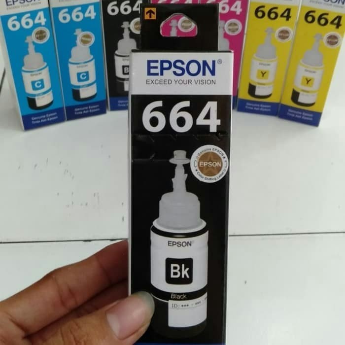 

Grosir Tinta printer epson 664 Original L120L220L210L310L360INK - Hitam Keren