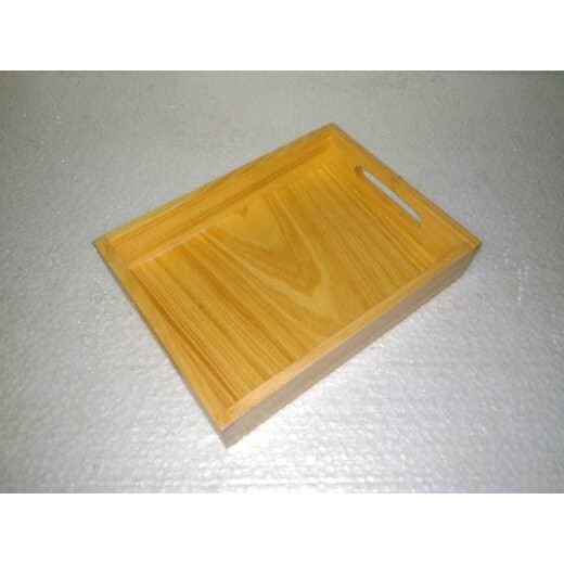 Nampan / Baki / Tray kayu Pinus 20 x 15 cm