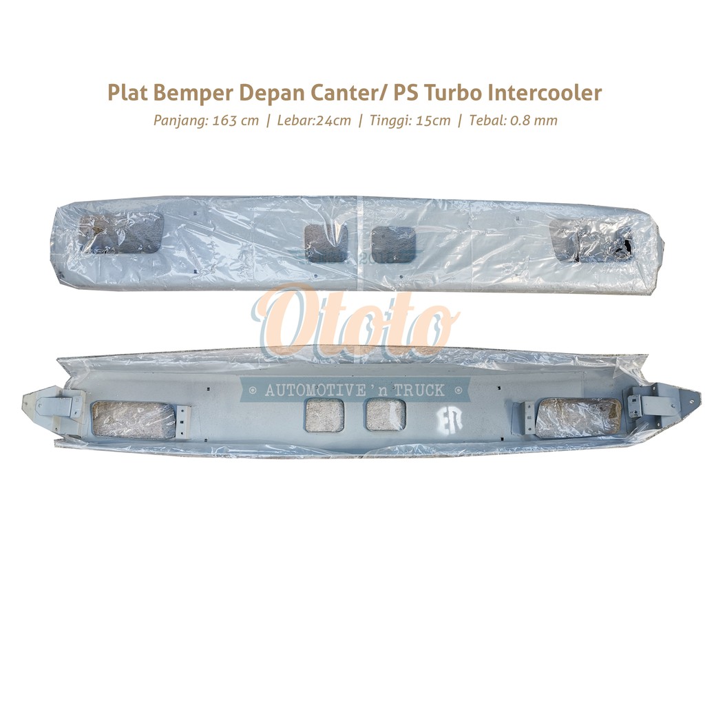 Plat Bumper Bemper Depan Canter/ PS Turbo Intercooler