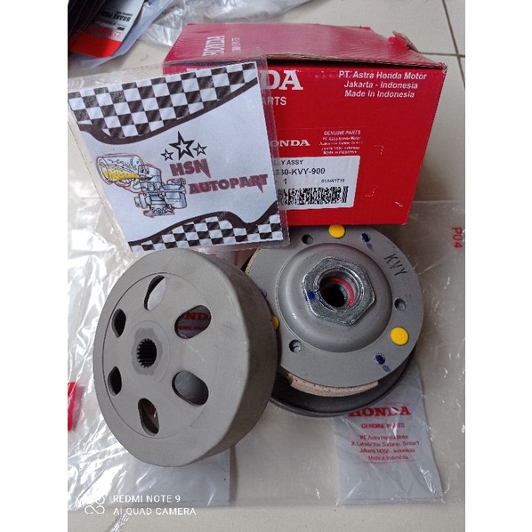 pully pulley sliding komplit satu set assy set beat lama karbu/scoopy karbu/spacy karbu KVY