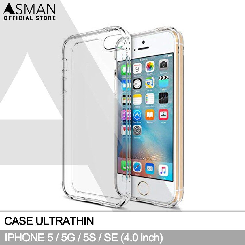 Ultrathin iPhone 5 / 5S / 5G / SE (4.0&quot;) | Soft Case Jelly - Warna RANDOM