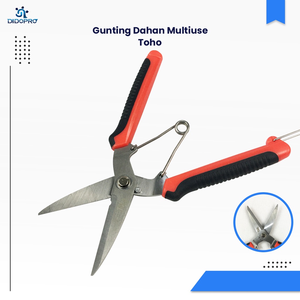 Toho Gunting Serbaguna Gunting Dahan Ranting Tanaman Gunting Holo Multi-Use Scissors Multifungsi