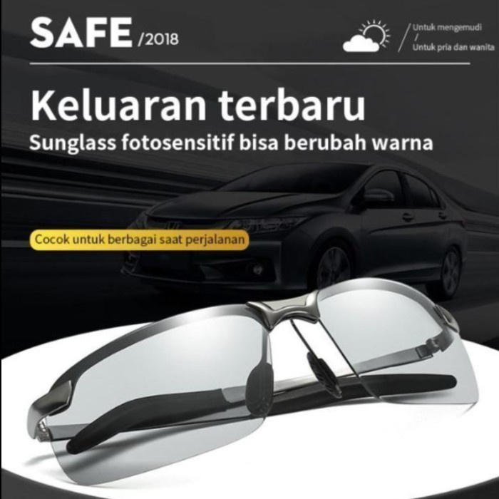 Kacamata Driver Sopir - Sunglasses Police Sporty Photocromic