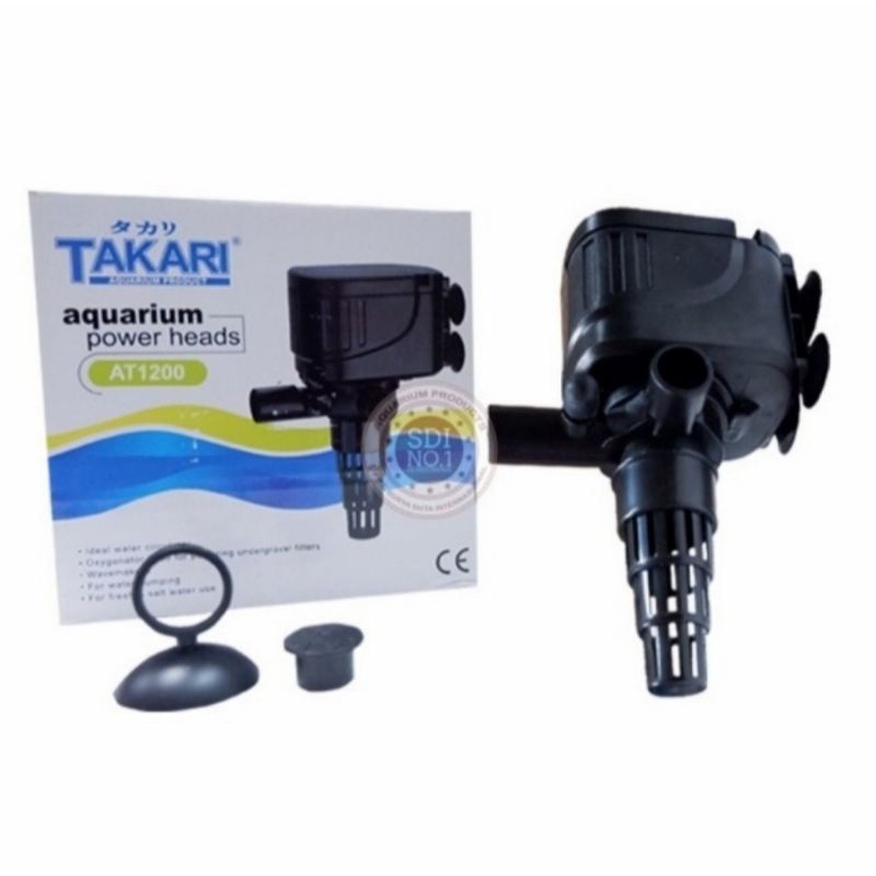 takari at 1200 power head pompa celup air aquarium