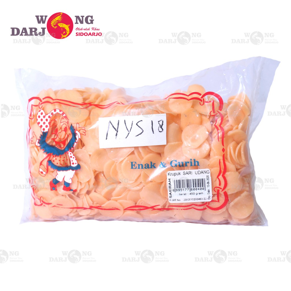 

Kerupuk Sari Udang Mini Saerah / Ny Siok 450gr