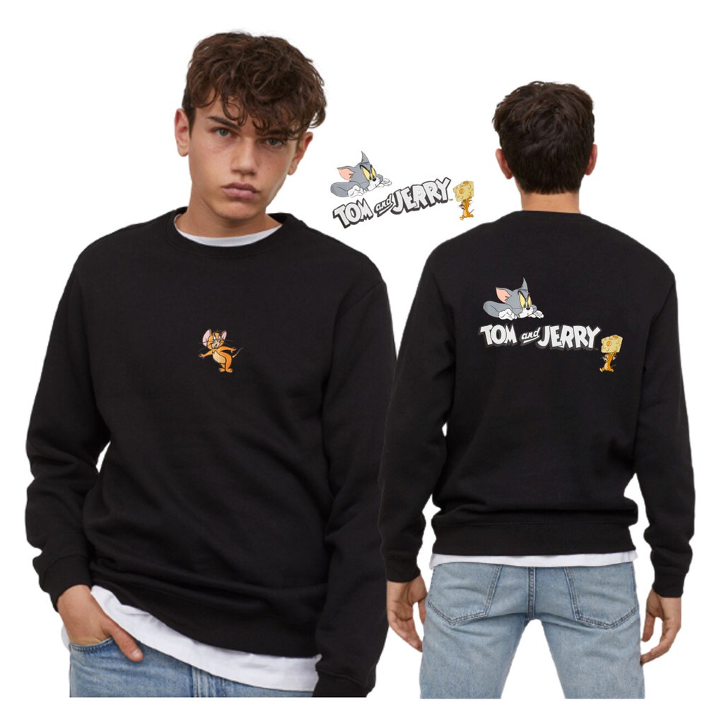 TOM AND JERRY SWEATER CREWNECK ORIGINAL | SWEATSHIRT CREWNECK KASUAL TOM&amp;JERRY