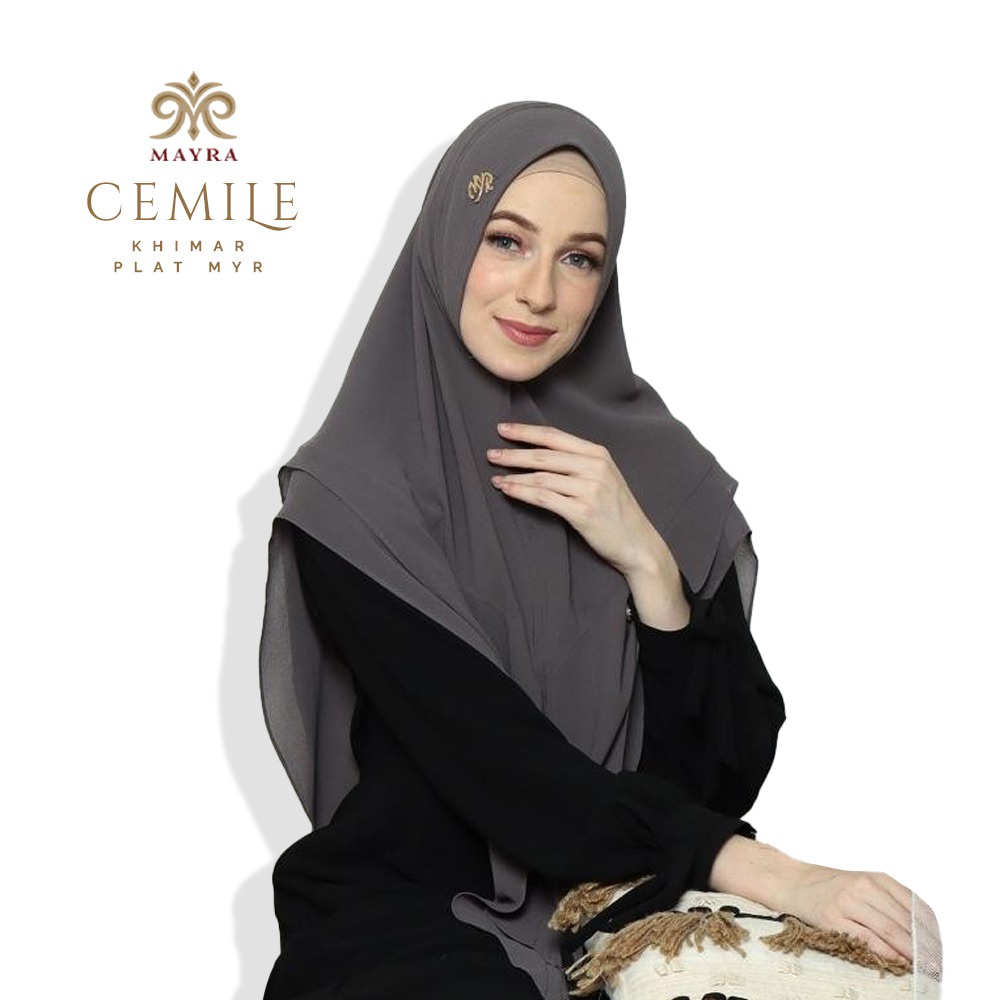 Khimar Cemile Plat By Mayra Moslem Wear