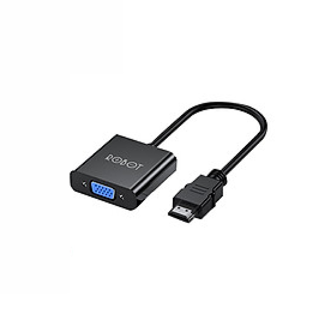 Robot RHV10 HDMI TO VGA Adapter 1080p - Garansi Resmi 1tahun original