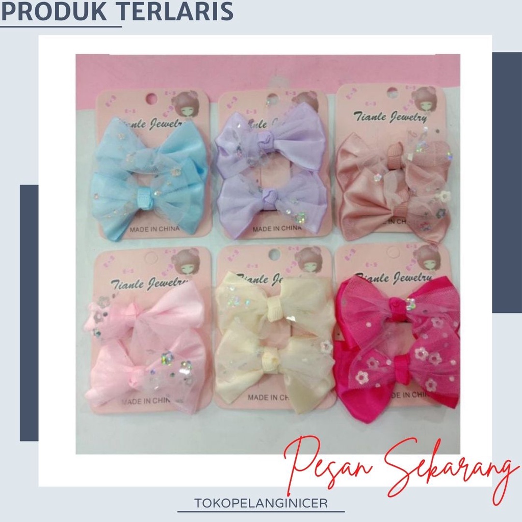 Kep Pasang anak/Kep Pita korea/jepitan rambut anak/ accesories jepit rambut anak