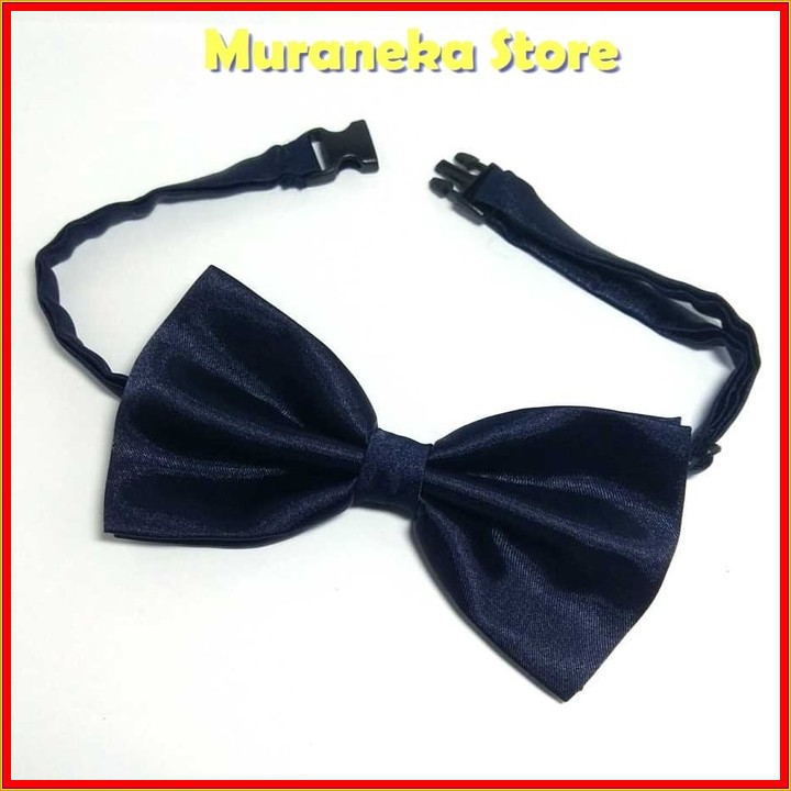 Dasi Kupu Bowtie KupuKupu Polos Pita Kupu2 Suspender kupu kupu Wedding Pernikahan Wisuda Hitam pria