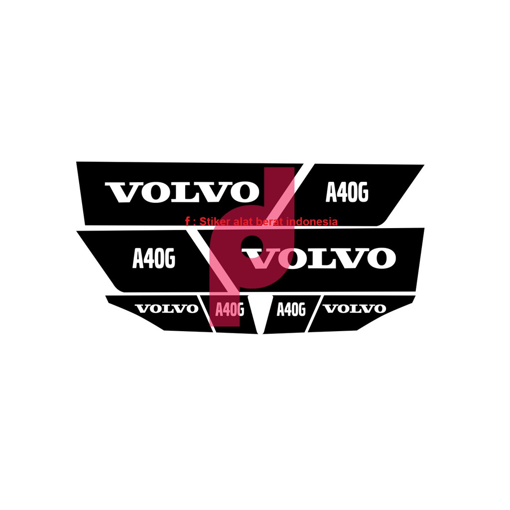 STIKER VOLVO A40G