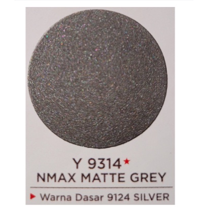 Cat Pilox Diton Premium Yamaha Nmax Matte Grey 9314 400ml Warna Abu Doff Dop pilok pylox pylok