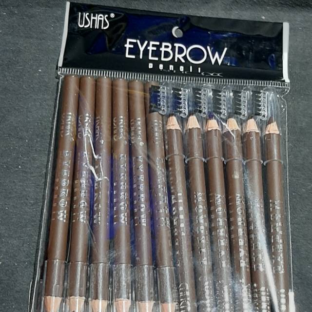 PROMO PERPCS!!!EYEBROW PENSIL ALIS BROWN USHAS PENDEK