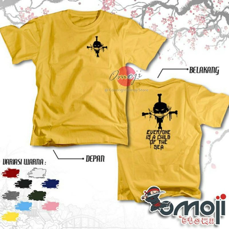 [Pre-Order] OMOJISTORE - Shirohige T-Shirt Anime (Kaos Anime)