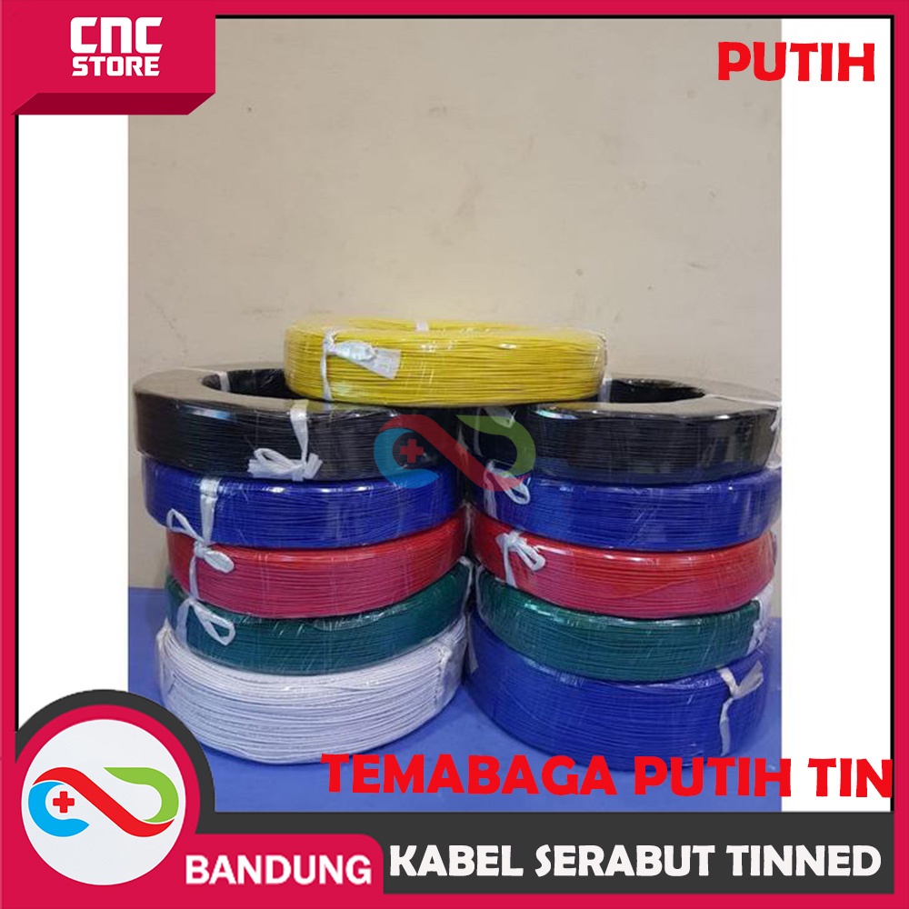 KABEL SERABUT TINNED CU TEMBAGA PUTIH TIN COATING HIGH QUALITY PER 1 METER